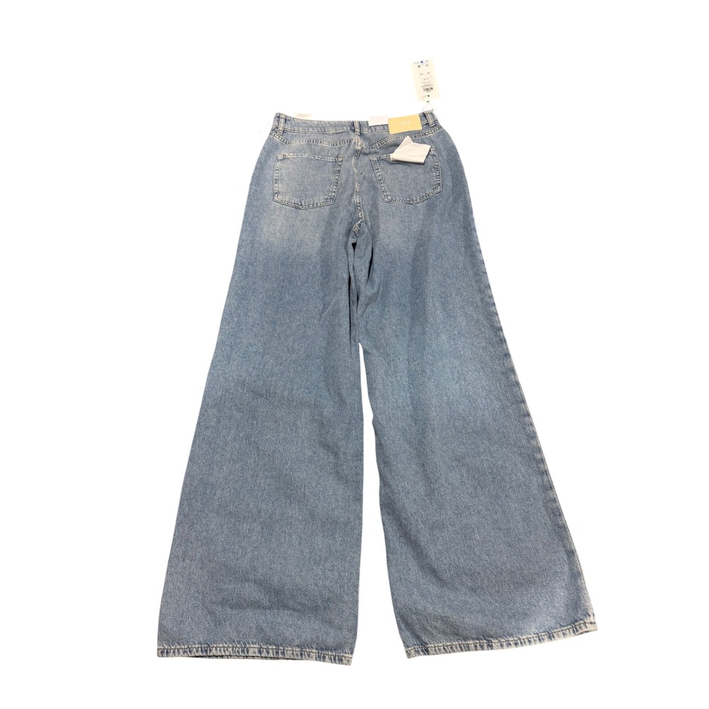 JJXX  Wide High Waist Light Blue Denim Jeans Size 31 W24 L28‎ - Picture 8 of 9